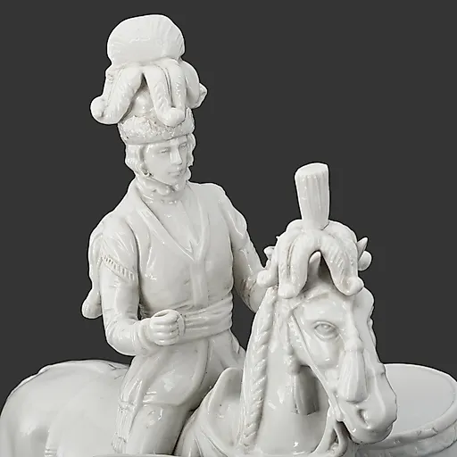 Фарфоровая статуэтка Барабанщик, серия Императорская гвардия Наполеона, Scheibe-Alsbach, Германия, 1950-1970 - View 2