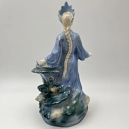 Фарфоровая статуэтка Хозяйка медной горы, Гжель, СССР, 1950-1960 - View 5