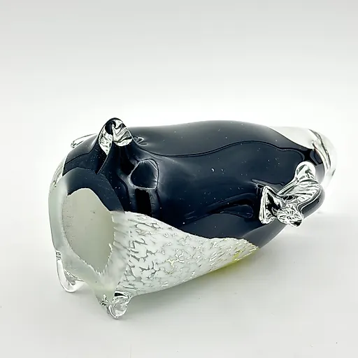 Статуэтка Пингвин из стекла, гутная техника, Hokitika Glass Studio, Европа, 1980-1990 - View 3