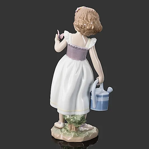 Фарфоровая статуэтка Lladro «Доброе утро, бабочка» (Good Morning Butterfly), Марко Антонио Ногерон, Испания, 2010 - View 2
