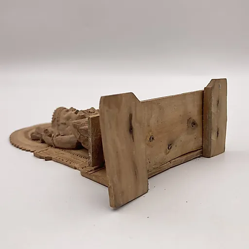 Статуэтка богини Лакшми из дерева ручной резьбы, Индия, 1990-2000 - View 5