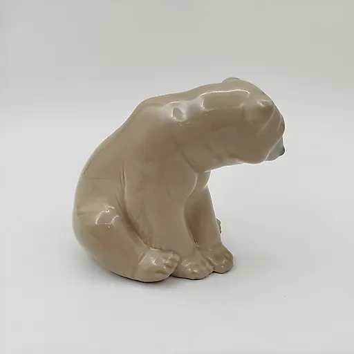 Фарфоровая статуэтка Lladro «Бурый медведь», Испания, 1971-1974 - View 2