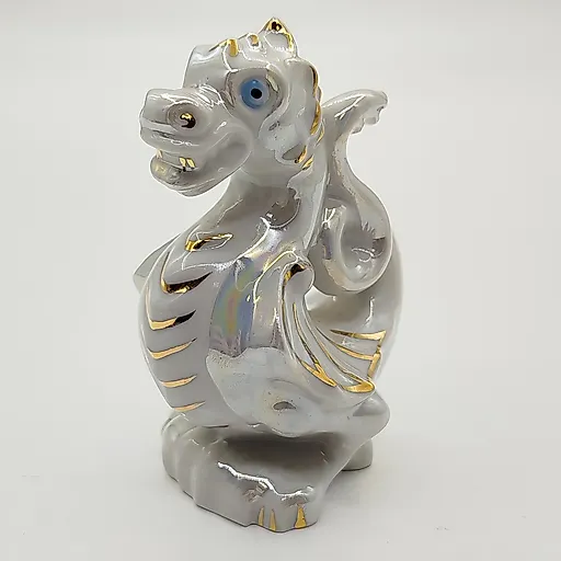 Фарфоровая статуэтка Дракон, ДФЗ Вербилки, СССР, 1965-1991 - View 3