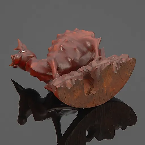 Статуэтка оленя из дерева, Азия, 1950-1970 гг. - View 2