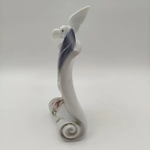 Фарфоровая плакетка Lladro с голубем и розой, 1998 - View 4
