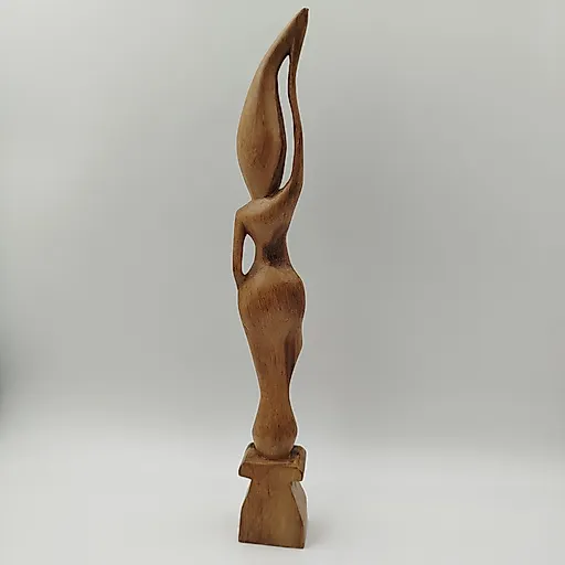 Статуэтка «Африканка» из дерева, резьба, Африка, 1970-2000 гг. - View 3