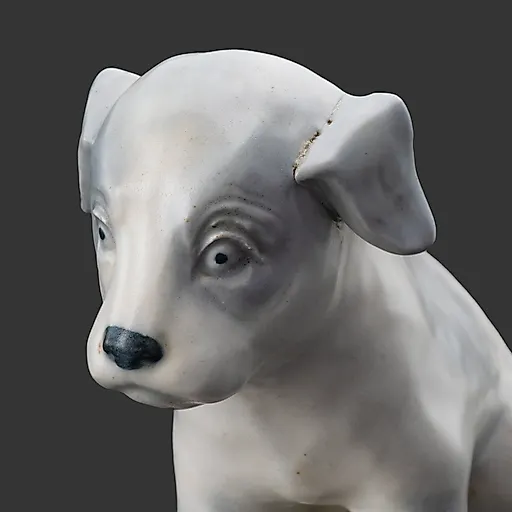 Фарфоровая статуэтка «Щенок», роспись, СССР, 1930-1950 гг. - View 2