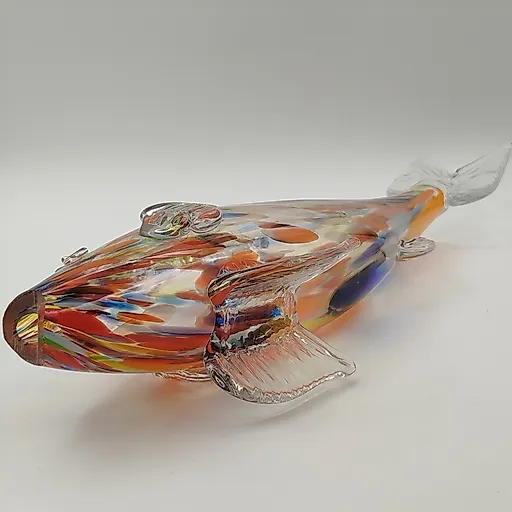 Статуэтка "Рыба" из стекла, гутная техника, СССР, 1970-1990 - View 5
