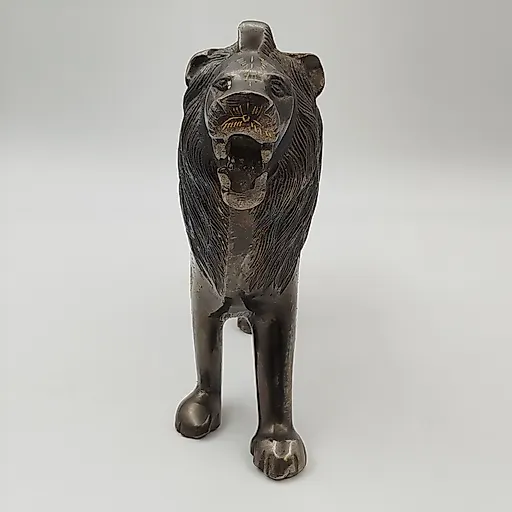 Статуэтка «Лев» в восточном стиле, латунь, гравировка, Индия, 1980-2000 - View 2