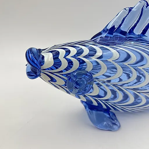 Статуэтка «Рыба» из стекла в гутной технике, СССР, 1970–1990 гг. - View 2