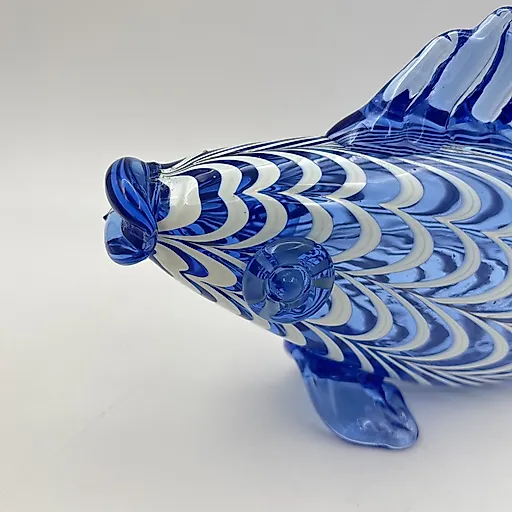 Статуэтка «Рыба» из стекла в гутной технике, СССР, 1970–1990 гг. - View 3
