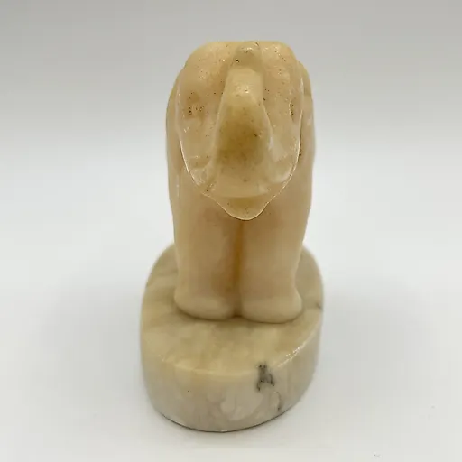 Статуэтка слона из камня, резьба, СССР 1980-1990 гг. - View 2