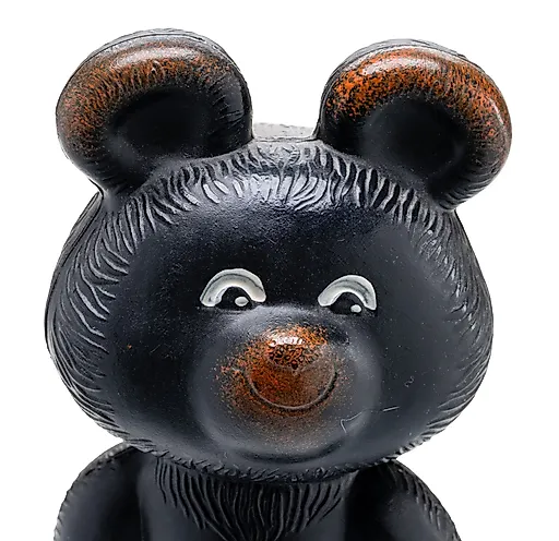 Статуэтка «Олимпийский Мишка» из пластика, СССР, 1980 год - View 2