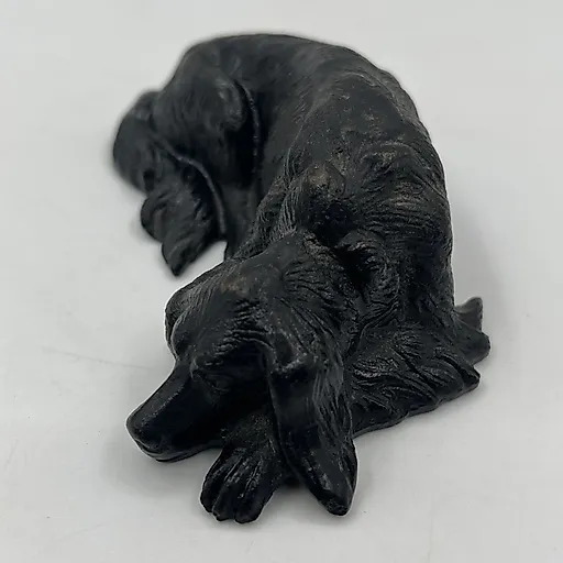 Статуэтка «Лежащий сеттер», чугун, литье, Касли, СССР, 1960-1980 гг. - View 2
