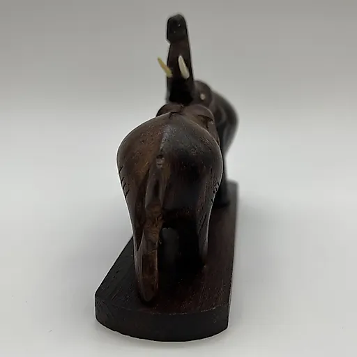 Статуэтка «Слоны» из дерева и кости, Индия, 1980–1990 гг. - View 2