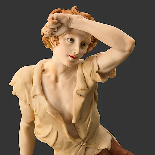 Статуэтка «Мальчик-пастух» Giuseppe Armani, композит, дерево, роспись, Италия, 1980-1990 - View 2