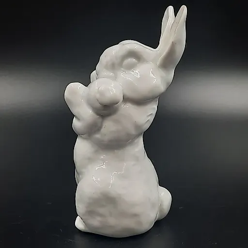 Фарфоровая статуэтка «Заяц с морковкой» Чарушин, ЛФЗ, 1970-1990 - View 4