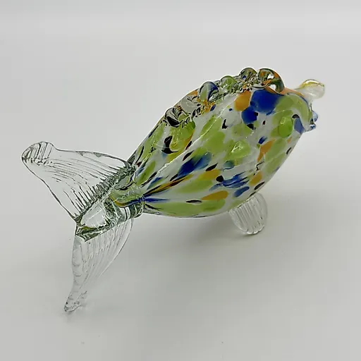 Стеклянная скульптура Рыбка, Мурано, Италия, гутная техника, 1970-1990 - View 2