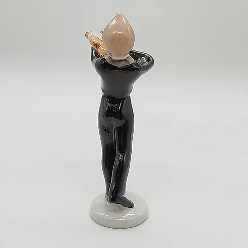 Фарфоровая статуэтка Скрипач Hollohaza, Венгрия, 1970-1980 гг. - View 3