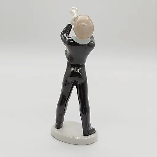 Фарфоровая статуэтка «Трубач» Hollohaza, Венгрия 1970-1980 гг. - View 3