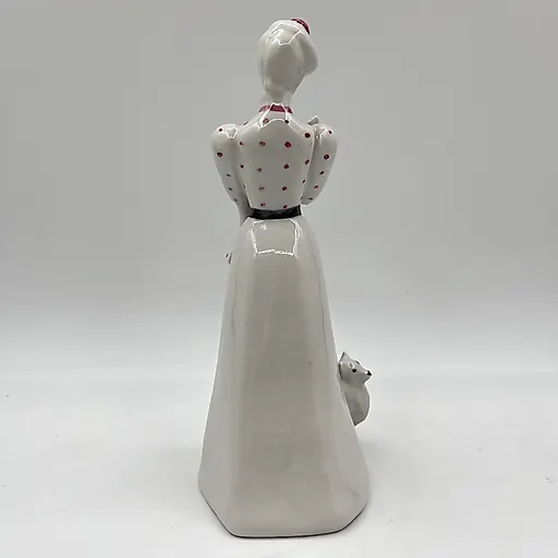 Фарфоровая статуэтка «Дама с собачкой» А.Д. Бржезицкая, Дулёво, 1996 - View 4