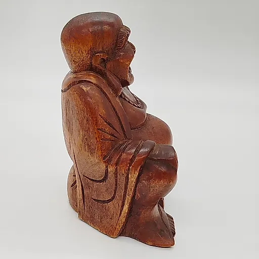 Статуэтка Будды Хотэя из дерева, резьба, Азия, 1980-2000 гг. - View 2