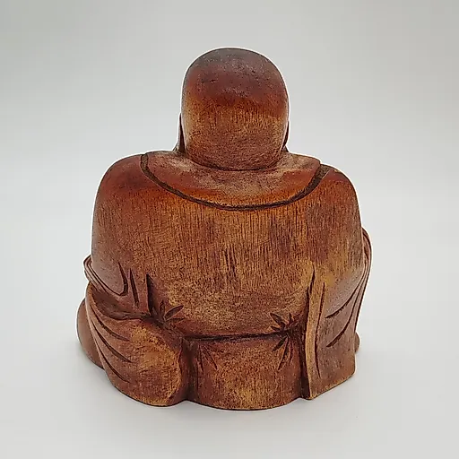 Статуэтка Будды Хотэя из дерева, резьба, Азия, 1980-2000 гг. - View 3