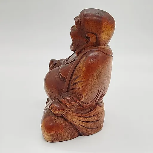 Статуэтка Будды Хотэя из дерева, резьба, Азия, 1980-2000 гг. - View 4