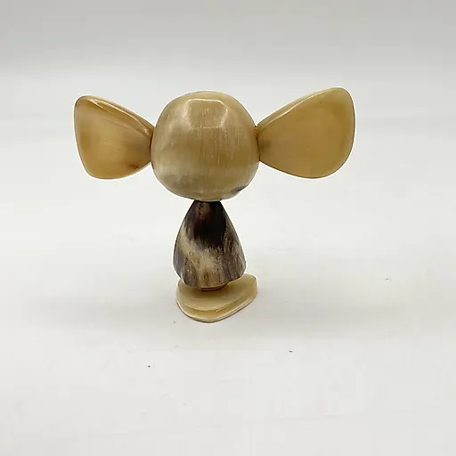 Резная статуэтка Чебурашка из рога, СССР, 1980-1990 - View 3