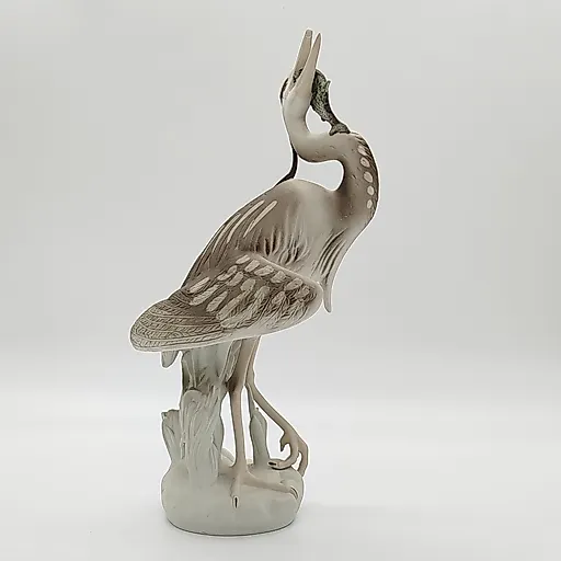 Фарфоровая статуэтка «Цапля» Royal Dux, Чехия, 1993-2000 - View 3