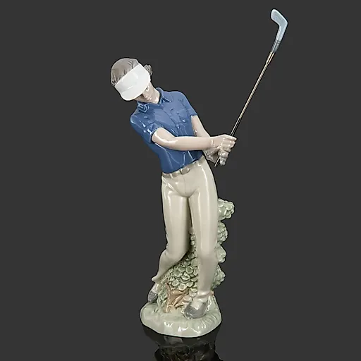 Фарфоровая статуэтка «Игрок в гольф» NAO Porcelain, Испания, 2003 - View 2