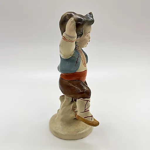 Статуэтка «Мальчик» из керамики с росписью, Германия, 1960-1970 гг. - View 3