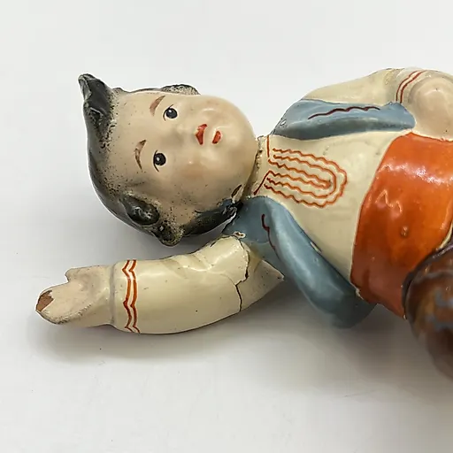 Статуэтка «Мальчик» из керамики с росписью, Германия, 1960-1970 гг. - View 7