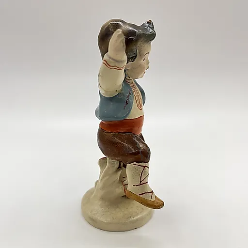 Статуэтка «Мальчик» из керамики с росписью, Германия, 1960-1970 гг. - View 9