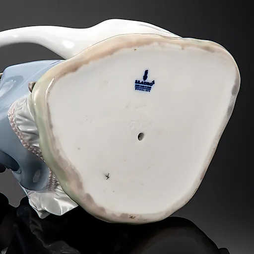 Фарфоровая статуэтка «Девушка с гусем» Lladro, Испания, 1979-1990 гг. - View 7