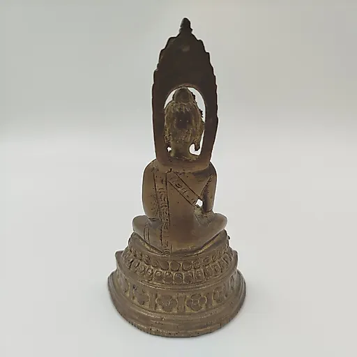 Статуэтка Будды Шакьямуни из металла, Азия, 1970-1990 гг. - View 3
