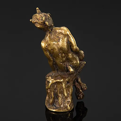 Статуэтка Сатир (Фавн) из бронзы, литье, Западная Европа, 1930-1960 - View 3