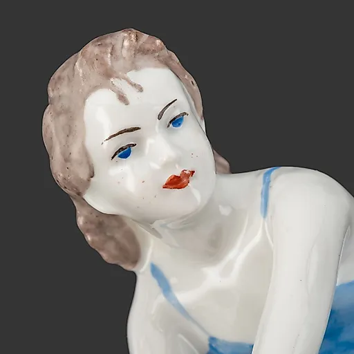 Фарфоровая статуэтка «Юная балерина» Н.А. Малышевой, Дулёво, 1959 - View 4