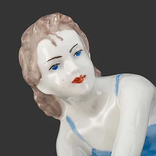 Фарфоровая статуэтка «Юная балерина» Н.А. Малышевой, Дулёво, 1959 - View 7
