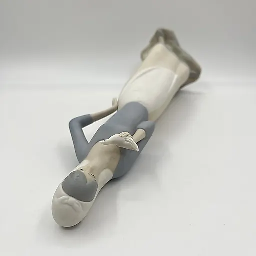 Фарфоровая статуэтка «Девушка с голубем» в стиле Lladro, Испания, 1970-1978 - View 6