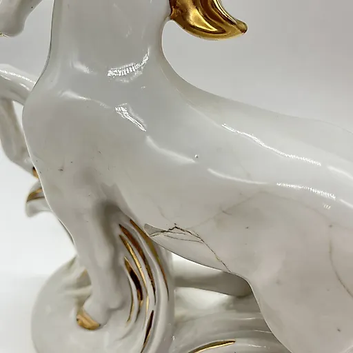 Фарфоровая статуэтка «Конь-огонь» И.С. Ефимова, ЛФЗ, СССР, 1960-1980 гг., под реставрацию - View 4