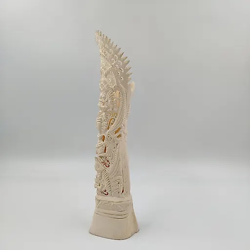 Резная статуэтка восточного божества из кости, Юго-Восточная Азия, 1990-2000 гг. - View 2
