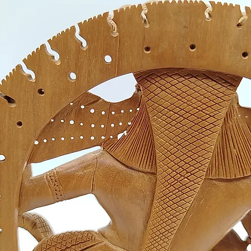 Статуэтка Шива из резного кипариса, Индия, 1990-2010 - View 8