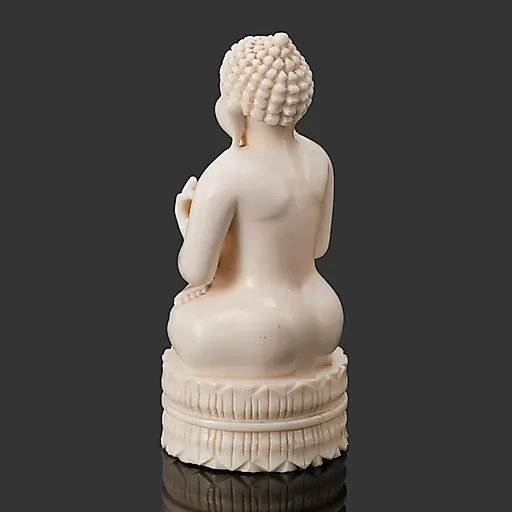 Резная статуэтка Будды из кости, Индия, 1960-1980 гг. - View 3