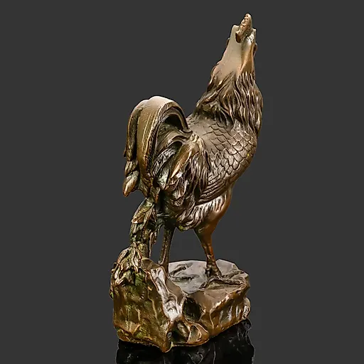 Статуэтка "Петух", металл, бронзирование, Западная Европа, 1970-1990 гг. - View 3