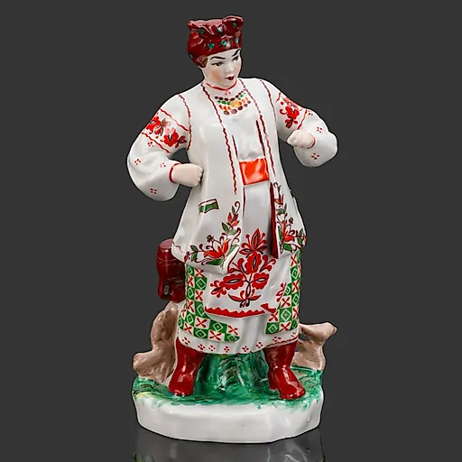 Фарфоровая статуэтка "Одарка" скульптора Щербины, КЭКХЗ, Украина, 1991-2004 гг.