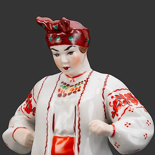 Фарфоровая статуэтка "Одарка" скульптора Щербины, КЭКХЗ, Украина, 1991-2004 гг. - View 2