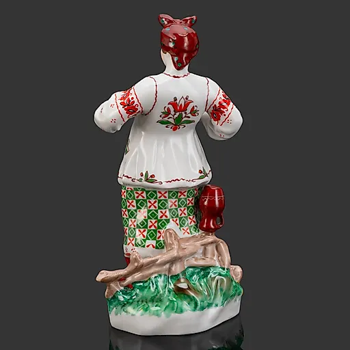 Фарфоровая статуэтка "Одарка" скульптора Щербины, КЭКХЗ, Украина, 1991-2004 гг. - View 3