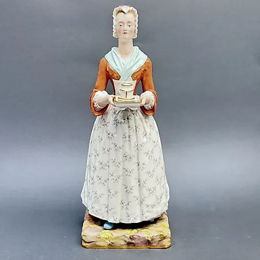 Большая Шоколадница фигурка по картине Жана-Этьена Лиотара Германия 1890 - 1910 г