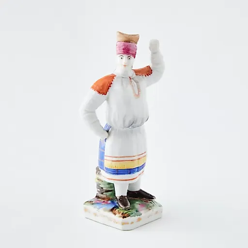 Завод братьев Козловых. Старинная фигурка в русском стиле